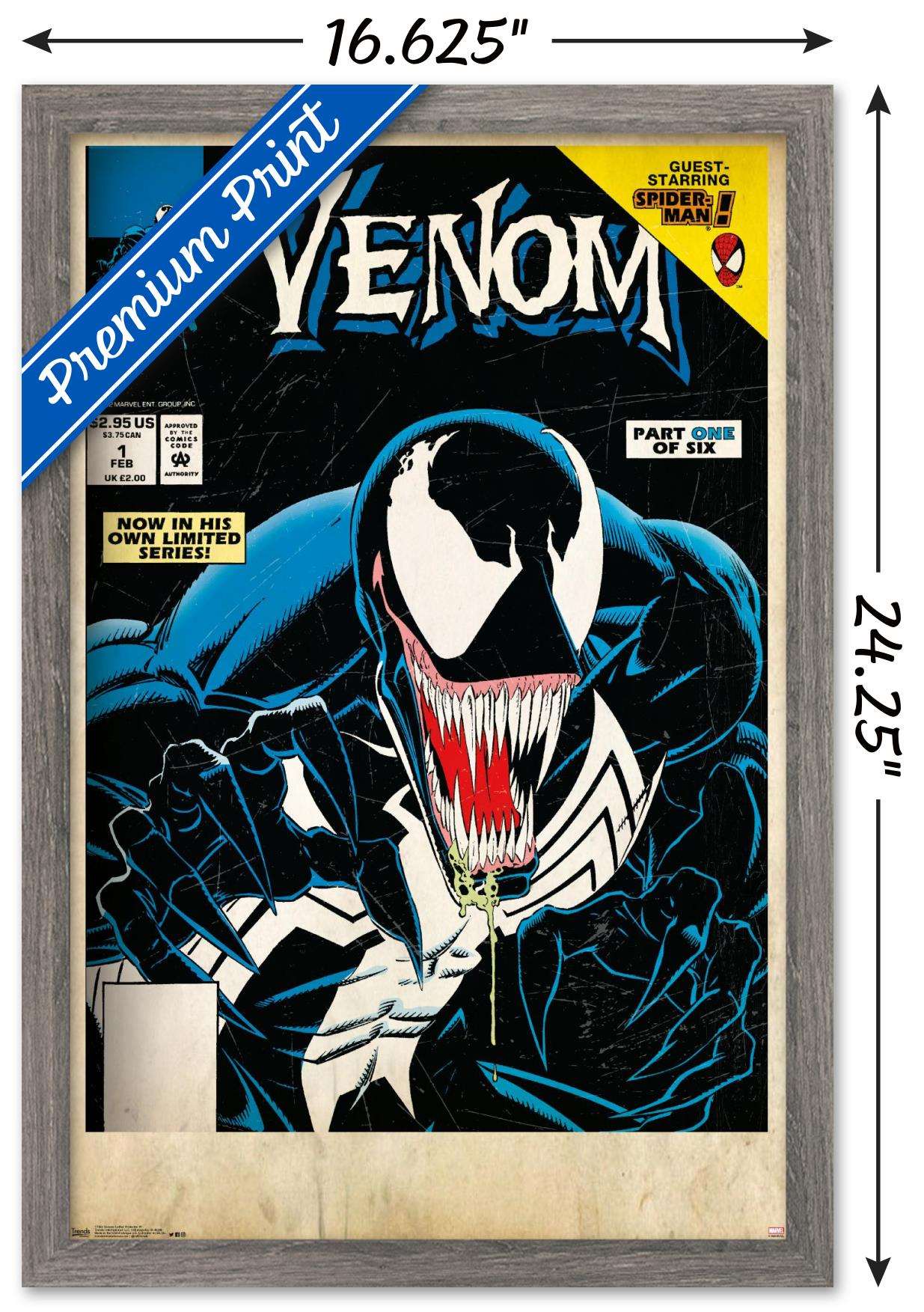 Marvel Comics - Venom - Lethal Protector Cover #1 Wall Poster, 14.725" x 22.375", Framed