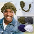thumbnail image 2 of Lohol 4 Pieces Satin Lined Turban Silky Head Wraps for Men, Mens Turban Head Scarf for Hair, 2 of 7