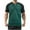 Green, variant on AHTJRT Men's Casual Short Sleeve Henley Shirt Stylish Comfortable Button Up Collar Contrast Raglan Sleeves Relaxed Fit Wear Going Out Tees Khaki 2XL