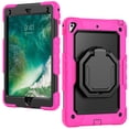 thumbnail image 2 of for iPad 6th/5th Generation Case 9.7 inch 2018/2017, 360 Rotating Shockproof Cover with Stand, Handle, Shoulder Strap, Rose, 2 of 7