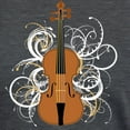 thumbnail image 3 of CafePress - Violin Swirls (For Dark C Womens Tri Blend T Shirt - Womens Tri-blend T-Shirt, 3 of 4
