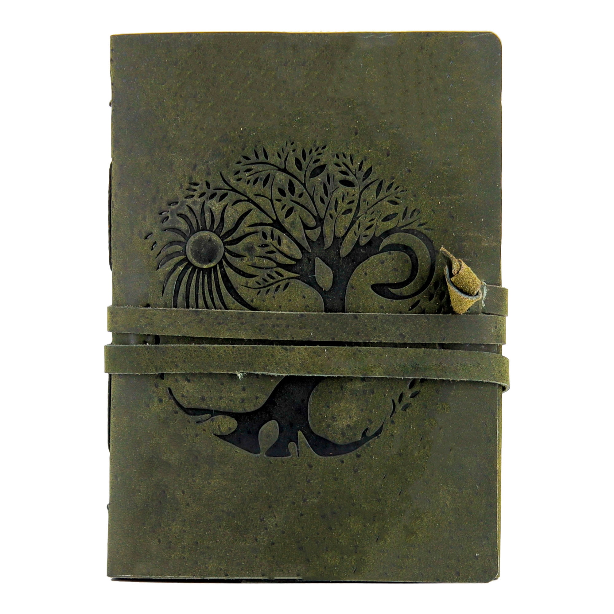 Embossed Book Of Shadows A5 Leather Journal Notebook Diary 