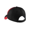 thumbnail image 3 of Mafoose Men's Dry Zone Nylon Colorblock Cap Black/True Red, 3 of 4