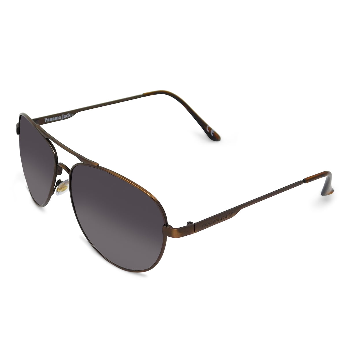 Panama Jack Metal Aviator Escape Sport Sunglasses (Brown)
