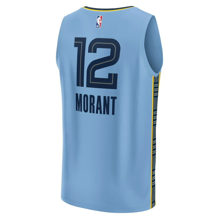 Men's Fanatics Branded Ja Morant Light Blue Memphis Grizzlies Fast Break  Replica Player Jersey - Statement Edition 