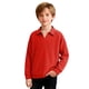 thumbnail image 1 of Camisas de Manga Larga para Niños Tamaño 12-14 Juventud Color Sólido Top de Cuello de Solapa para Chico, Camisa de Botón de Manga Larga Casual para Uso Diario, 1 of 6