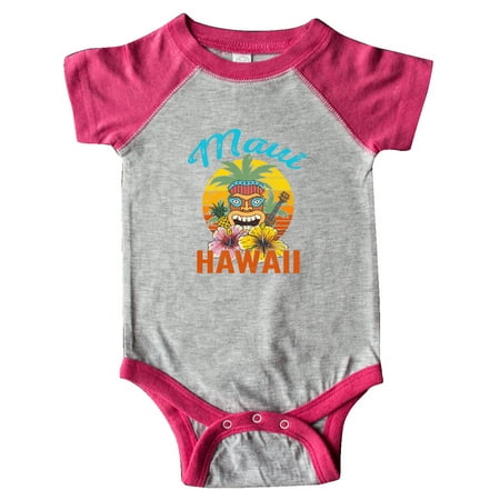 

Inktastic Maui Hawaii Vacation Tiki Gift Baby Boy or Baby Girl Bodysuit