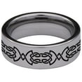 thumbnail image 4 of Celtic Dragonfly Tungsten Carbide Ring, 4 of 9
