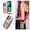 Rosegold, variant on Allytechgroup for iPhone 17 Pro Wallet Case, RFID Blocking Crossbody Shoulder Strap Zipper Wallet with Cards Slots Pocket Shockproof Protective Case Cover for Apple iPhone 17 Pro, Green