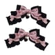 thumbnail image 3 of 2 pinzas para el pelo con lazos de Lolita para cosplay, accesorios para el pelo góticos. Rosa, 3 of 9