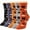 Mix Color 4, variant on Women Wool Socks Thick Warm Winter Cartoon Animal Cat Elk Pattern Casual Soft Cozy Crew Socks 5 Pairs Pack