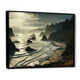 thumbnail image 2 of Designart "Fantasy Coastline Shore" Nautical & Beach Floater Framed Canvas Wall Art, 2 of 7