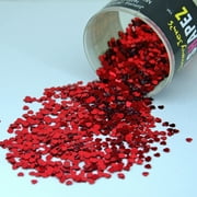 JIMMY JEMS Confetti Heart 1/8" Red - Pouch (1/2 oz) - CCP9393