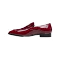 thumbnail image 6 of Stacy Adams Sprague Moc Toe Bit Slip On Shoes Burgundy 25732-601, 6 of 7