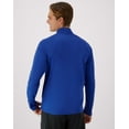 thumbnail image 7 of Hanes Cool DRI Men's Quarter Zip Pullover Deep Royal L, 7 of 7