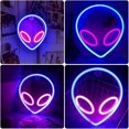 thumbnail image 3 of Letrero de NEÓN TANGJMXG luz de noche LED alienígena impermeable USB, 3 of 5