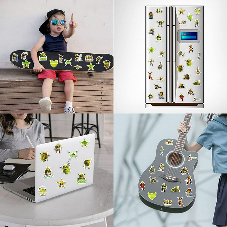 50/100PCS Cottagecore Art Stickers For Laptop Water Bottle Skateboard  Guitar Bike Scrapbook Wardrobe Popular Decal