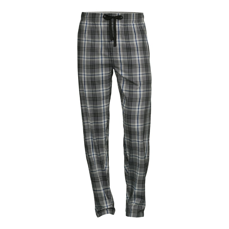 Hanes Men s and Big Men s Woven Stretch Pajama Pants Sizes S 5X Walmart