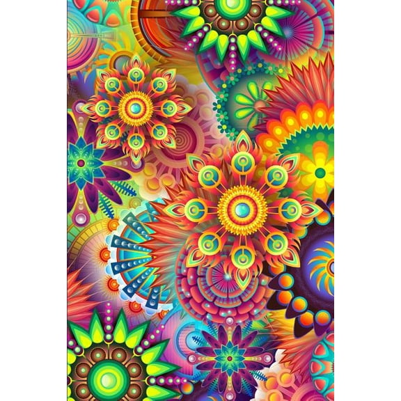 Psychedelic Microdosing Journals: Microdosing Journal - Flowers: Track Your Psychedelic Microdosing Experiences (Paperback)