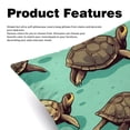 thumbnail image 2 of Turtle Seamless Set of 2 Covers with Unique Patterns - 16x16, 18x18, 20x20 Inches for Various Occasions - Pillows Covers Throw Pillow Inserts Pillow Inserts - Luxurious Home Decor, 2 of 6