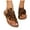 Brown, variant on Women's Bowknot Flip Flops Beach Casual Leopard Bow Flats Slides Sandals Summer Fashion Dress Slippers