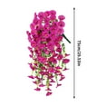 thumbnail image 2 of Clearance, Artificial Hanging Flowers for Outdoor, Simulated Rose Artificial Flower Plastic Flowers Vines Artificial Flowers for Outdoor Home Wedding Garden Yard Hanging Baskets Decoration, 2 of 5