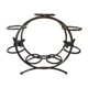 thumbnail image 2 of Bola de cristal Base de metal Base de metal Decoración del hogar Base Sphere Sphere Support Supporter para la mesa de la boda Sala de estar de negro, 2 of 10