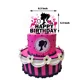 thumbnail image 1 of Juego de vajilla para fiesta de cumpleaños de Barbie, pancarta desechable para tarta, bandera colgante, globos de Barbie, decoración de cumpleaños, 1 of 2