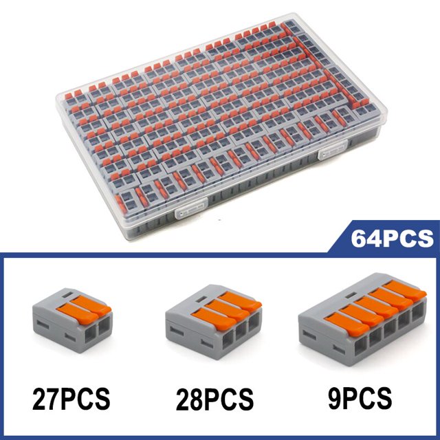 0.4-6.0mm 30/50/100 Piezas & SET Mini conector de cable universal rápido Fácil cableado rápido Car & Terminales de Energía Solar Tan Jianjun unisex