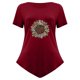 thumbnail image 5 of Día de la Independencia Moda Mujer Casual Manga corta Cuello redondo Impreso Tops Blusa Pompotops hkajfhjk468683, 5 of 6