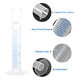 thumbnail image 3 of Uxcell 25ml 2-Sided Metric Marking Plastic Graduated Cylinder 12 Pack, 3 of 5