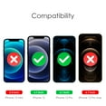 thumbnail image 5 of TTECH (3 Pack) Glass Screen Protector for iPhone 12, iPhone 12 Pro, iPhone 11, and iPhone XR (10R) - Case Friendly (Easy Install) Tempered Glass Film (6.1 Inch), 5 of 6