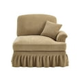 thumbnail image 2 of Living Room Sofas, Sofa RSF Chenille W/1 Pillow -Light Coffee, Light Coffee Comfortable Sofas,Chenille Modern Sofas, Furniture, Primary Living Space, Sofas Sofa RSF Chenille W/1 Pillow -Light Coffee, 2 of 9
