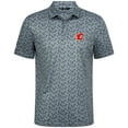 thumbnail image 2 of Men's Levelwear Gray Calgary Flames Frost Polo, 2 of 3