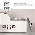 thumbnail image 4 of KAKOWELY 2 pcs Hair Removal Wax Melting Machine Replacement Pots Wax Warmer Inner Pan Metal Container,5.12X"X2.64"X2.64", 4 of 5
