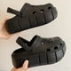 thumbnail image 2 of Zapatillas de suela gruesa de 7cm para mujer, zuecos de jardín de verano, zapatos de plataforma gruesa blanca con agujeros, toboganes de playa para niñas qym unisex, 2 of 2