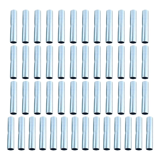 50 conectores para postes de tienda de campaña, conectores para postes de tienda de campaña de camping, conexión, metal. 1 cm