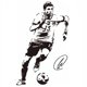 thumbnail image 1 of Cool Thomas Muller forma atleta pegatina en la pared sala de estar dormitorio decoración S, 1 of 1