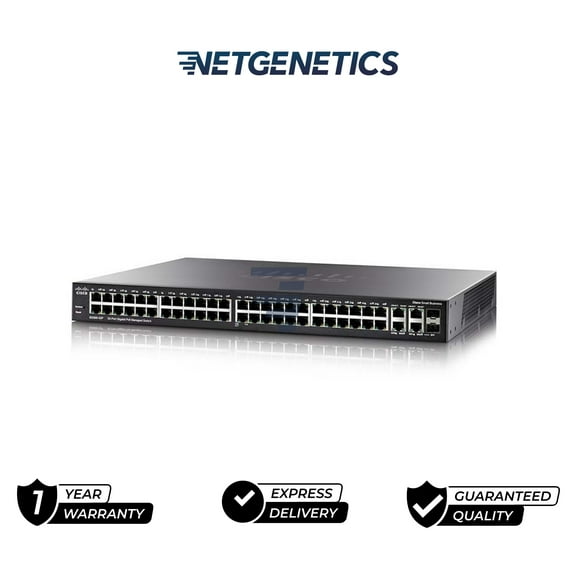 Cisco SG300-52MP-K9 1U 52 Port PoE Gigabit Network Managed Switch