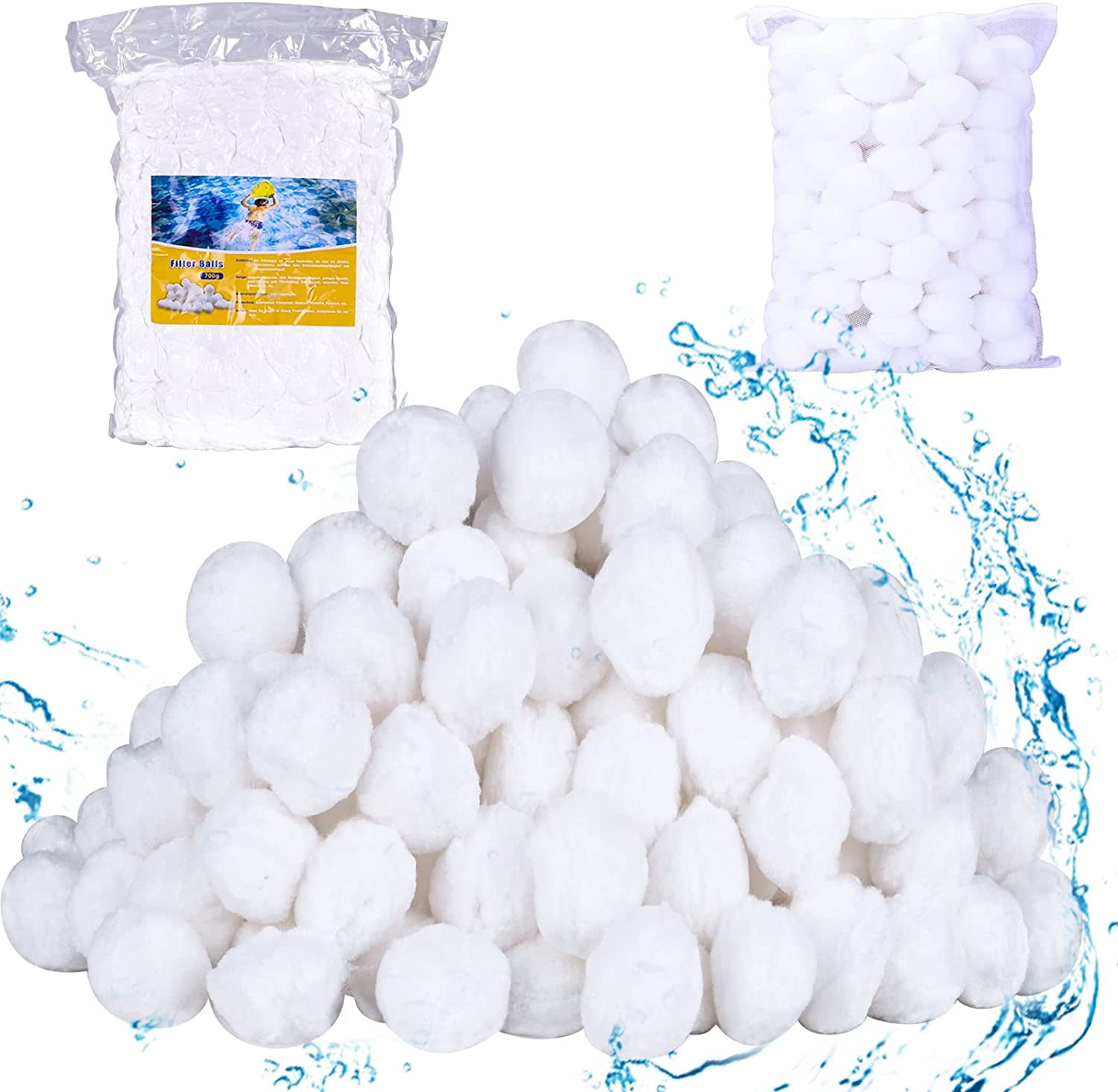 Pool Filter Balls, Pool Filter Sand EcoFriendly Filter Media for