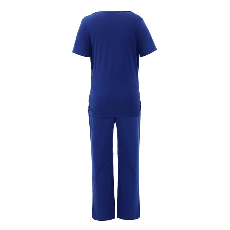 KISSGAL Women's Maternity Nursing Pajama Sets Postpartum Sleepwear