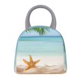 thumbnail image 7 of Lafuoo Starfish in Beach Pattern Large Portable Insulated Lunch Bag, Waterproof Zipper Insulated Lunch Bag for Men and Women-One Size, 7 of 7