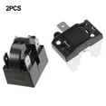 thumbnail image 2 of Refrigerator Ptc Starter Relay Replacement 2 Pins Compressor Overload Protector, 2 of 4