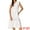 Cream White, variant on DARING DIVA V Neck Cap Sleeve A Line Summer Midi Dress XS Blue