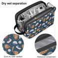 thumbnail image 4 of Toiletries Bag,Baseball Gear Pattern Mens Womens Toiletry Bag Bathroom Bag,Waterproof Toiletry Travel Bag Dopp Kit Shaving Bag 11x6.3x5.1 Inch, 4 of 5