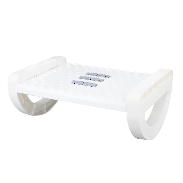 Foot Rest Under Desk, Rocking Foot Nursing Stool With Roller Message For Office Desk, Rocker Balance Board Portable Footstool Comfortable Leg Rest Under Desk For Pressure Relief