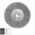 thumbnail image 1 of Brosse à Roue en Fil d'Acier Inoxydable pour Banc Abrasif 4-12 Pouces, 1 of 8