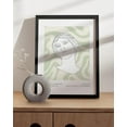 thumbnail image 5 of HAUS AND HUES Green Posters For Room Aesthetic, Wall Art Green Color, Green Aesthetic Sage Room Décor, Green Cute Danish Pastel Aesthetic Sage Green, Green Geometric Print (16" x 20" Framed Black), 5 of 6
