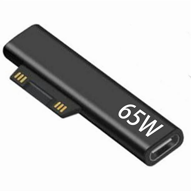 wonima11 65W Surface Charger Connect to USB-C Adapter Made for Surface Pro 9/8/7/6/5/4/3/X Surface Go 3/2/1 Surface Lap-top 5/4/3/2/1 Surface Book 3/2/1 Microsoft Surface Charger