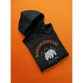 thumbnail image 3 of Mountain Adventure Let's Travel Hoodie Men -Image by Shutterstock, Male x-Large, 3 of 4